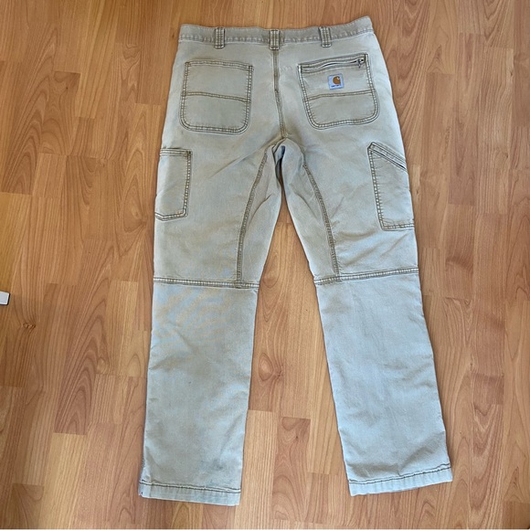 Carhartt Men’s Naturally Distressed Double Knee Utility Pants Size 36x32